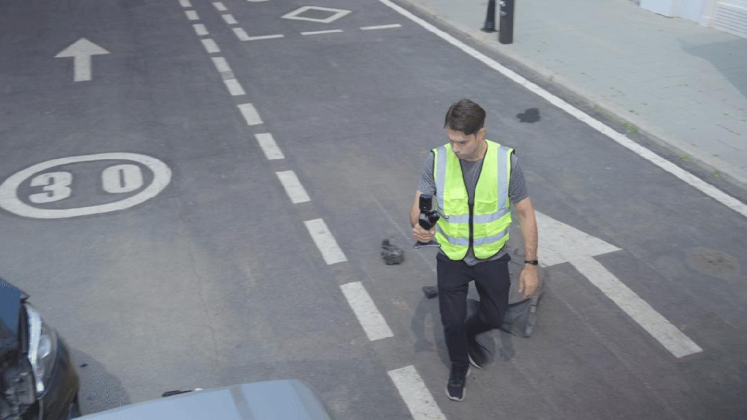 How Can Pocket 3D Help Document a Traffic Accident Scene Before the Road Reopens?