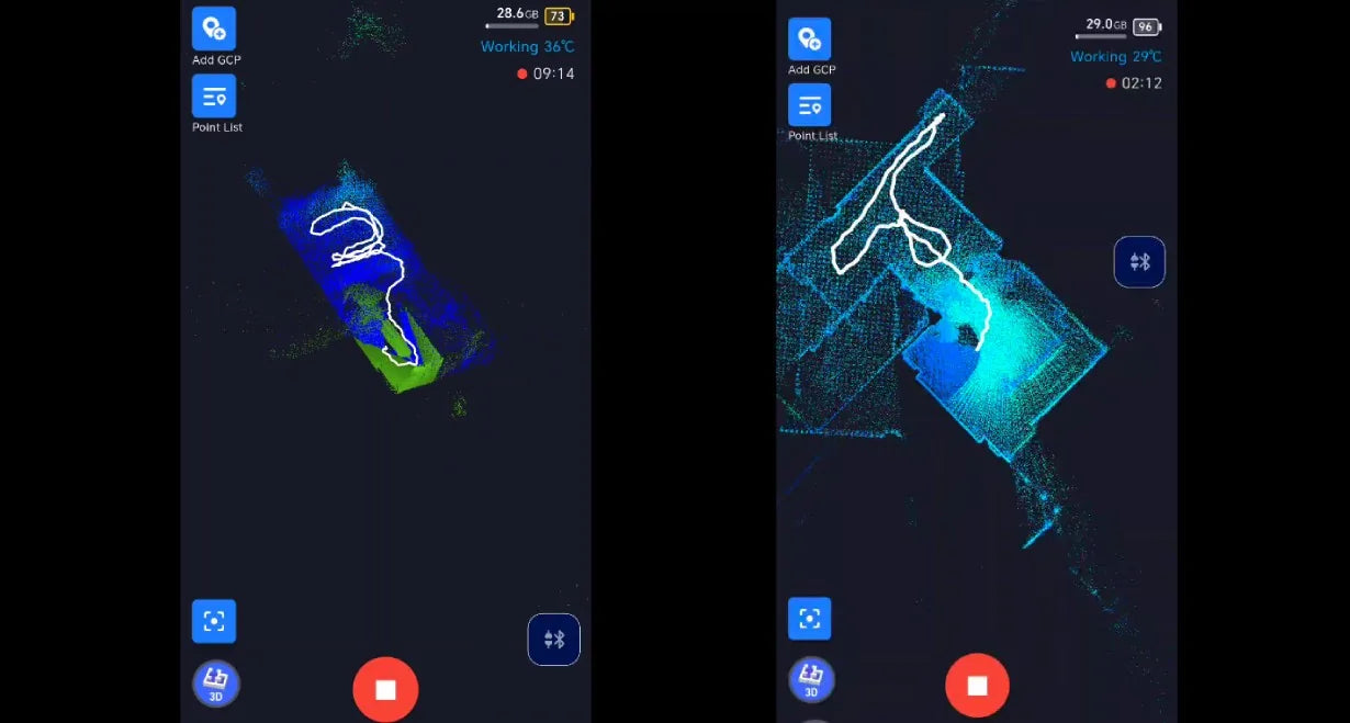 Pocket 3D App - Live Scanning